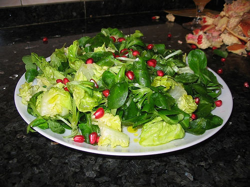 вегетаріанські рецепти з салатом
