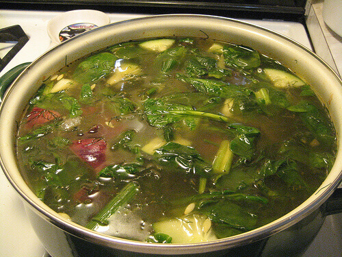 овочевий суп із зеленню