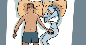 подружжя спить