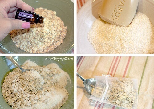 Як зробити мішечки з вівсянкою для душу