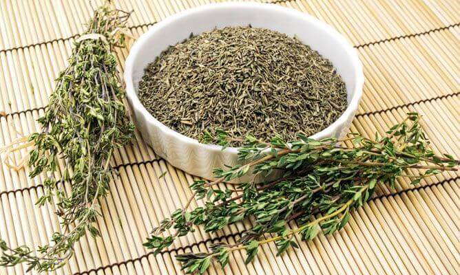 чебрець поглинає неприємні запахи