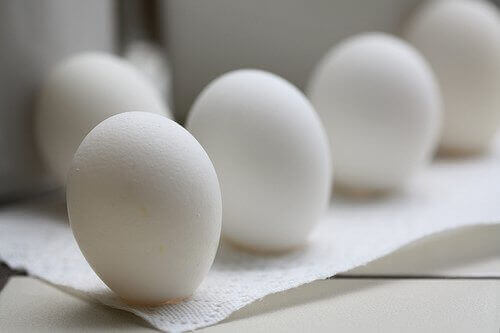 білі яйця