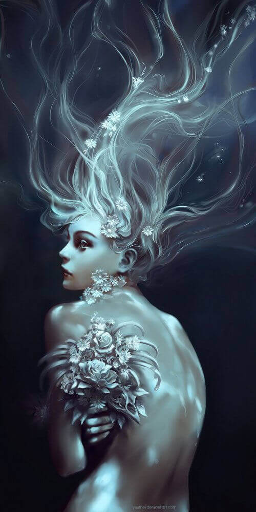 малюнок дівчини