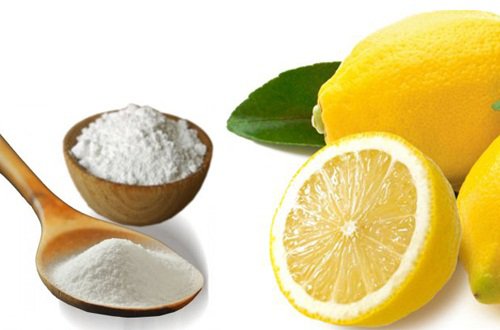 харчова сода та лимон