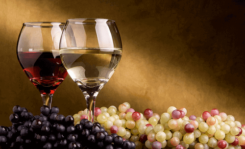 біле та червоне вино