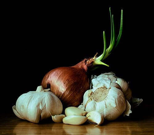 часник та цибуля