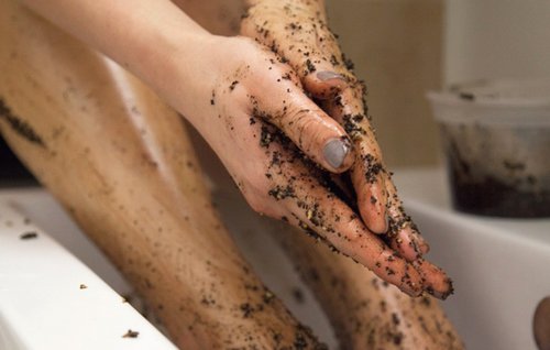 скраб для тіла на основі кави