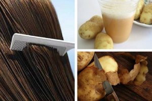 Картопляний сік для стимуляції росту волосся