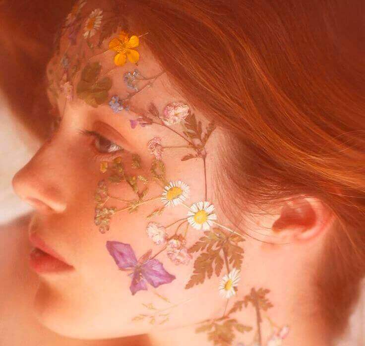 квіткове обличчя