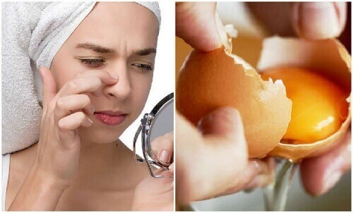 Яєчна маска для очищення і підтяжки шкіри обличчя