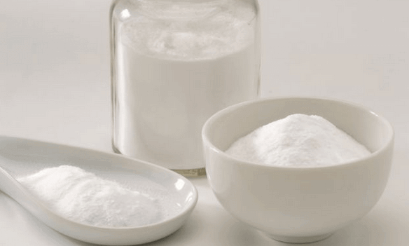 борна кислота, харчова сода, кукурудзяний крихмаль в посудинах