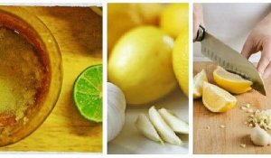 Засіб із часником і лимоном від черевного жиру