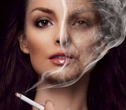 вплив нікотину на шкіру
