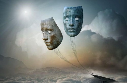 маски що символізують негативні емоції