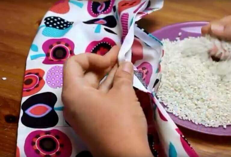 мішечок з рисом