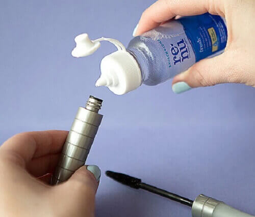 як розвести туш, щоб не було грудочок