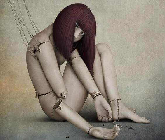 дівчина маріонетка