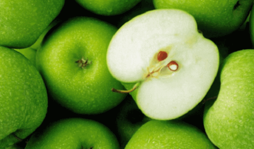 зелені яблука виводять насичені жири