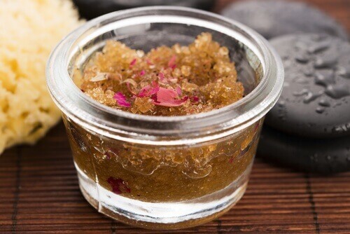 засоби з цукром для шкіри