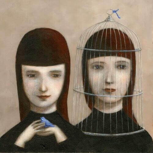 голова в клітці