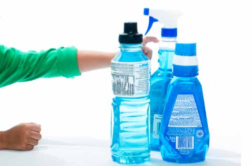 пластикові пляшки потрібно дезинфікувати