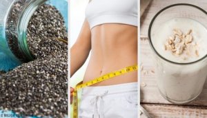 Смузі для схуднення з грушею, насінням чіа та вівсом