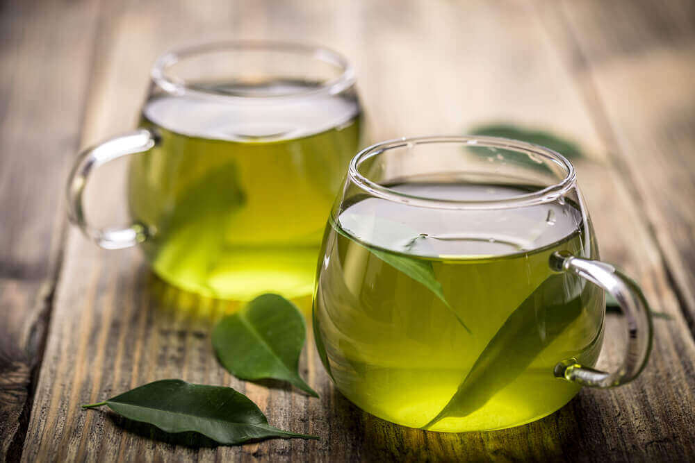 зелений чай для жирної печінки