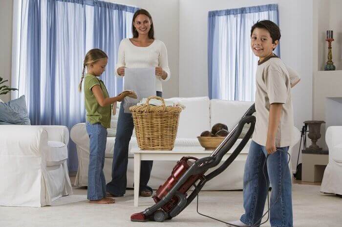 родинне підтримання чистоти в будинку