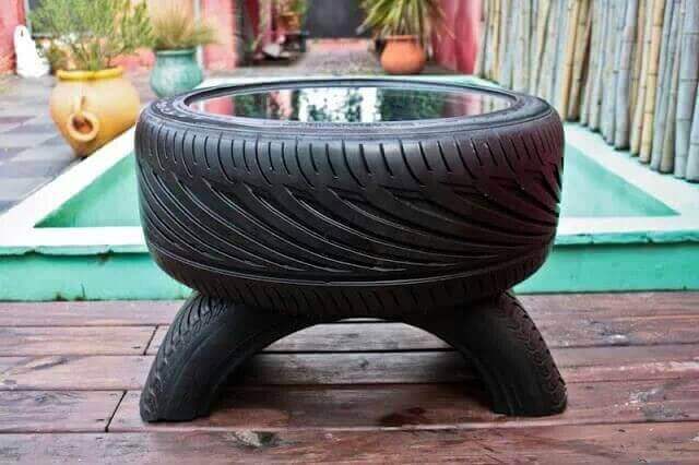 столик з шин