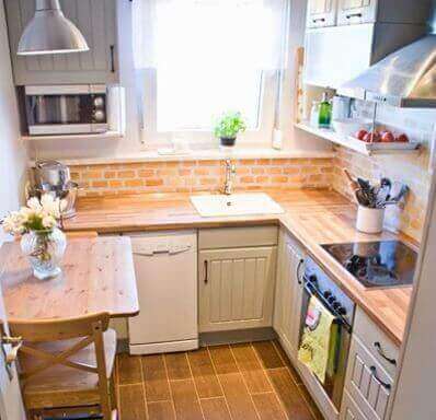 як правильно освітлити маленьку кухню