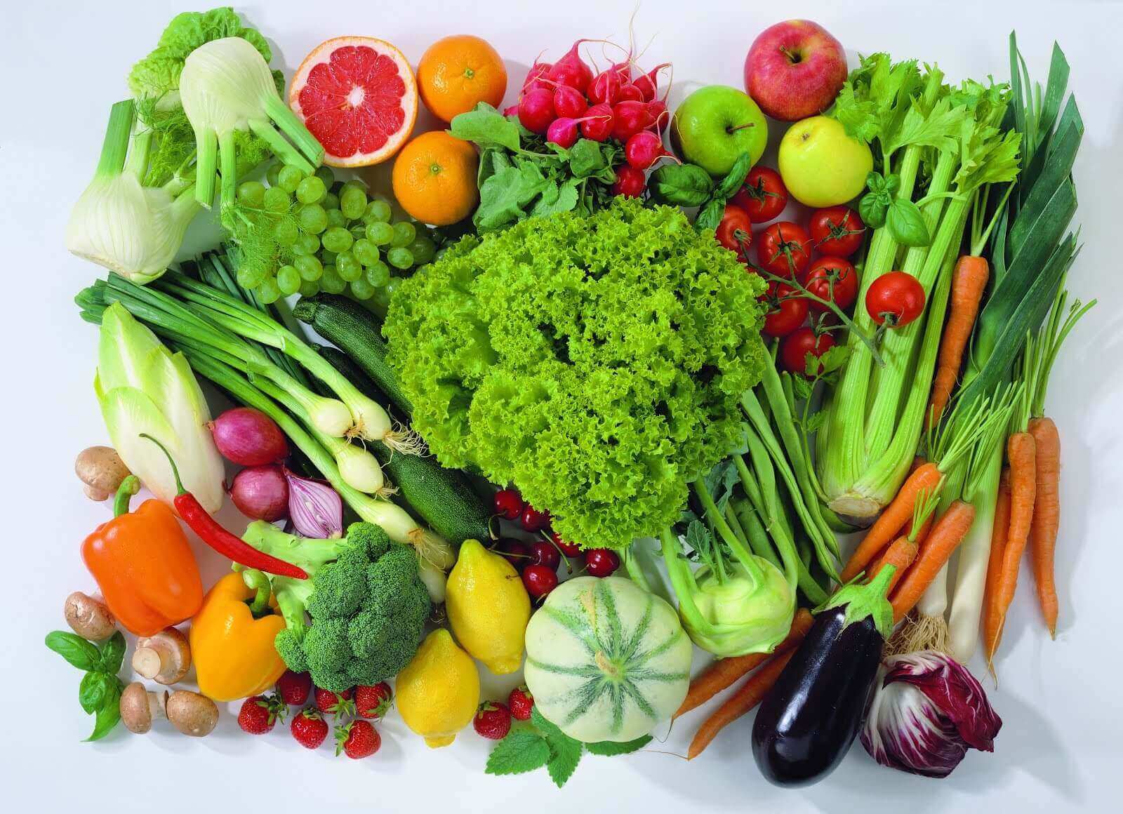 раціон для втрати ваги містить овочі та фрукти