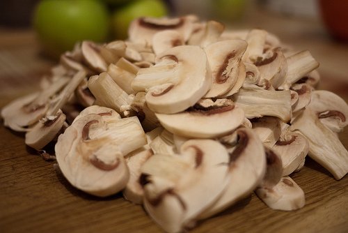 запечена картопля з грибами