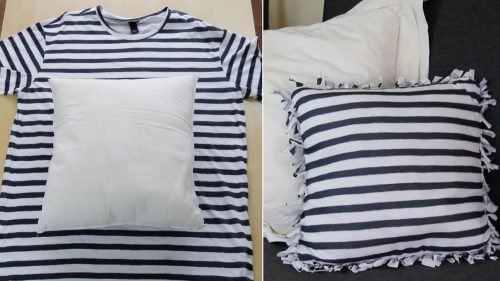 подушки зі старих бавовняних сорочок