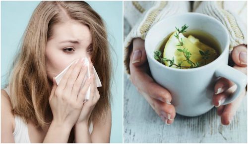 Натуральний чай з чебрецем, щоб зменшити кашель