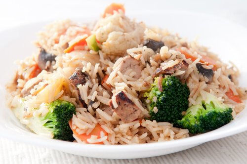 рис з тунцем