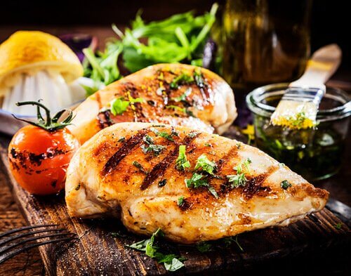 збагачені калієм продукти: курятина