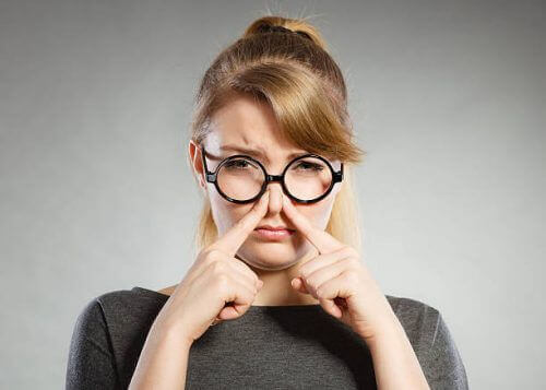 точки тиску від закладення носа