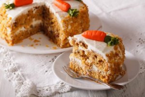Смачний морквяний торт без яєць для веганів