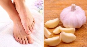 Подрібнений часник від врослого нігтя