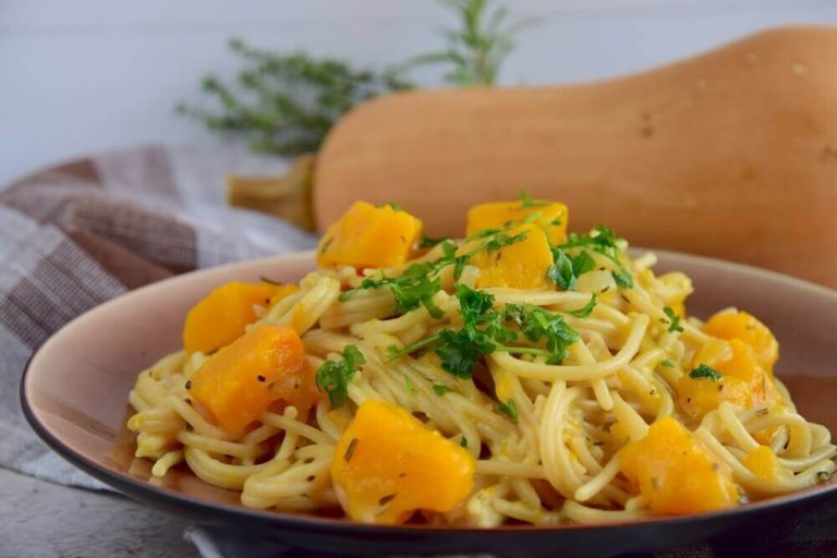 Як приготувати смачні спагеті з гарбузом