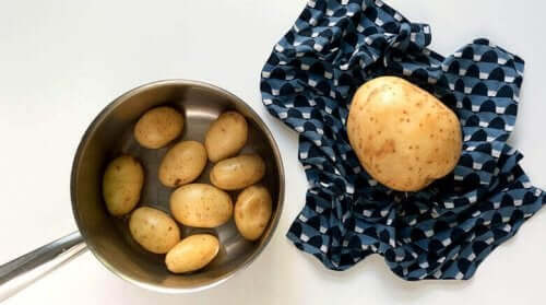 ціла картопля для виготовлення очисних засобів